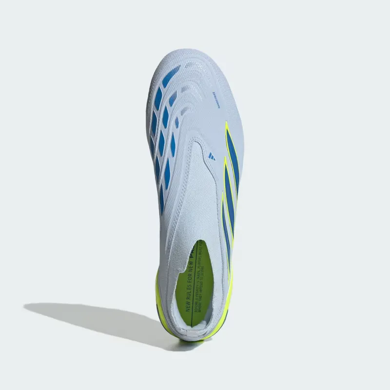 adidas Predator League Laceless Firm Ground Football Boots “Crystal Sky / Ray Blue / Team Solar Yellow 2” (JS2999)