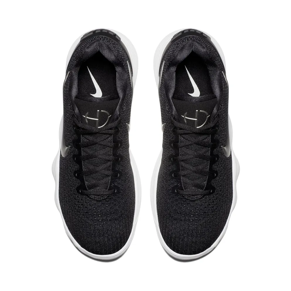 Nike Hyperdunk 2017 Low Black White Black/Metallic Silver-White (897807-001)