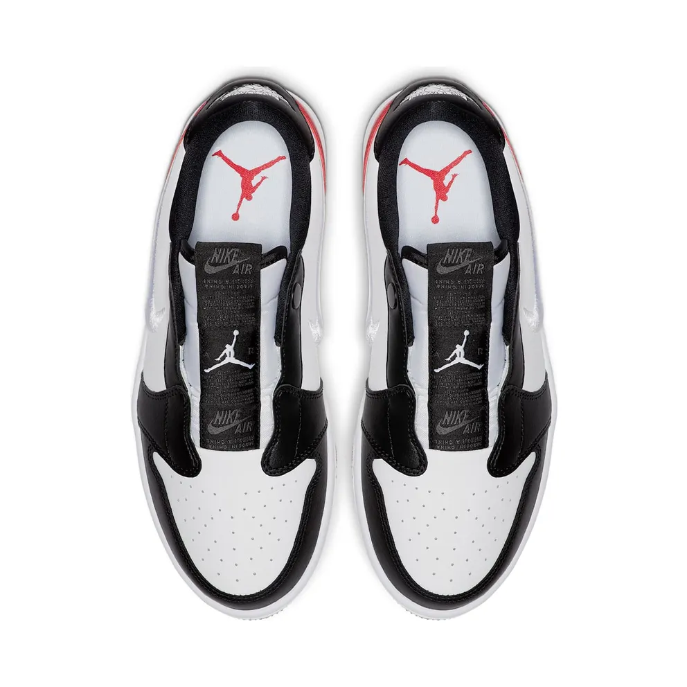 Jordan 1 Retro Low Slip Black Toe (W) White/White-Gym Red-Black (AV3918-102)