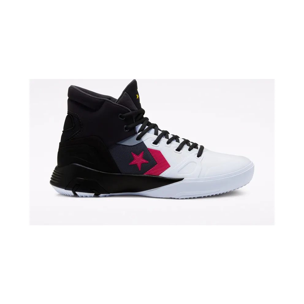 Converse G4 High ‘White Blue Solar’ Black/White/Solar Red (166804C)