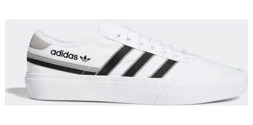 adidas Delpala Schuh Cloud White / Core Black / Charcoal Solid Grey (FV0636)
