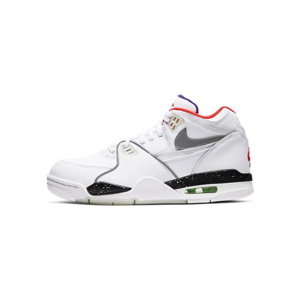 Nike Air Flight 89 Planet of Hoops White/Silver-Orange-Purple-Black (CW2616-101)