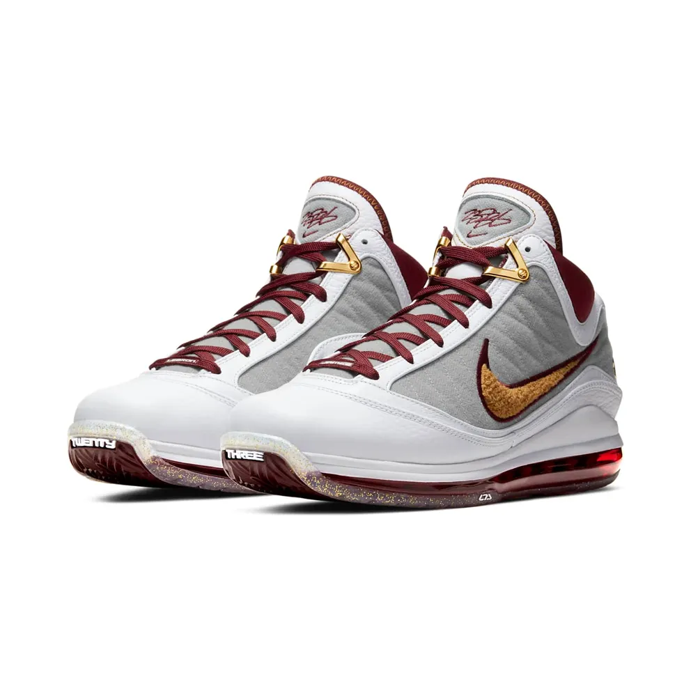 Nike LeBron 7 MVP (2020) White/Bronze-Team Red-Wolf Grey (CZ8915-100)
