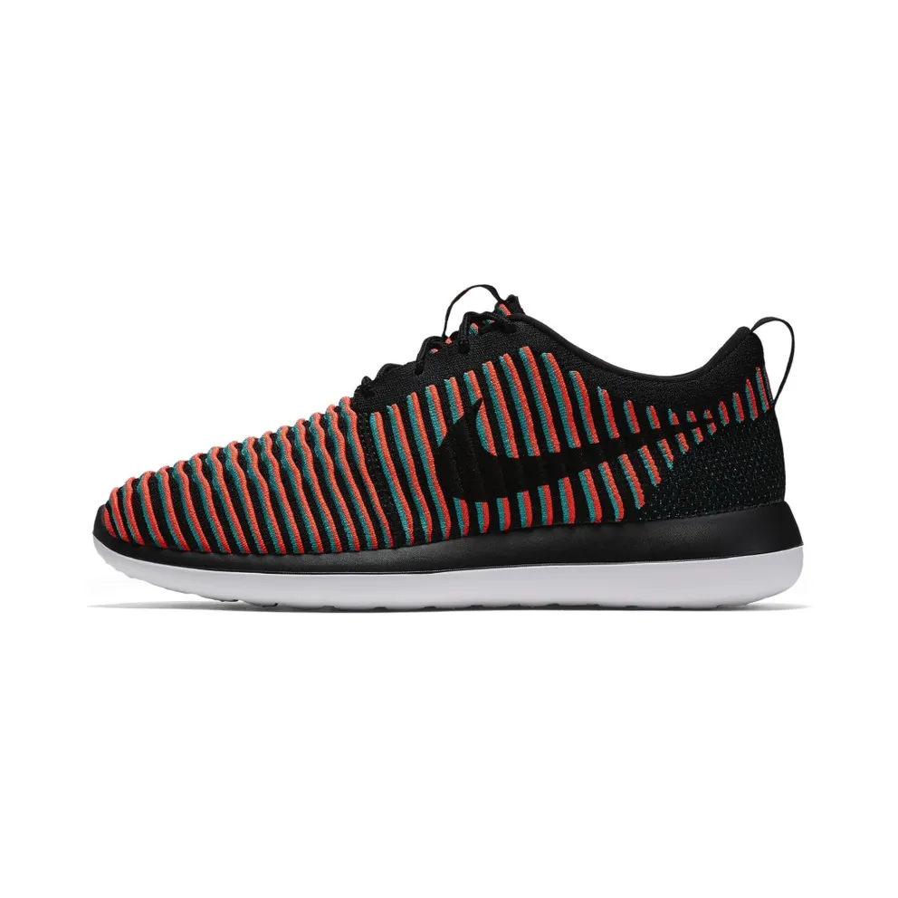 Nike Roshe Two Flyknit Bright Crimson Black/Bright Crimson-Clear Jade-Black (844833-003)