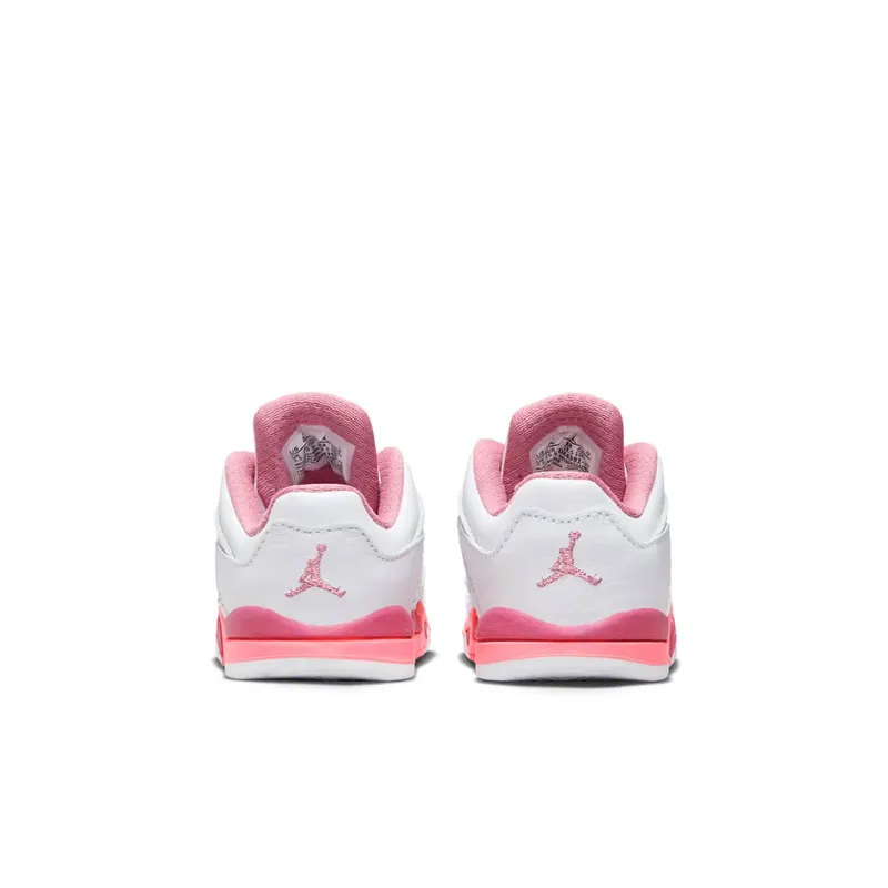 Jordan 5 Retro Low White Desert Berry Black Coral Chalk (DX4391-116)