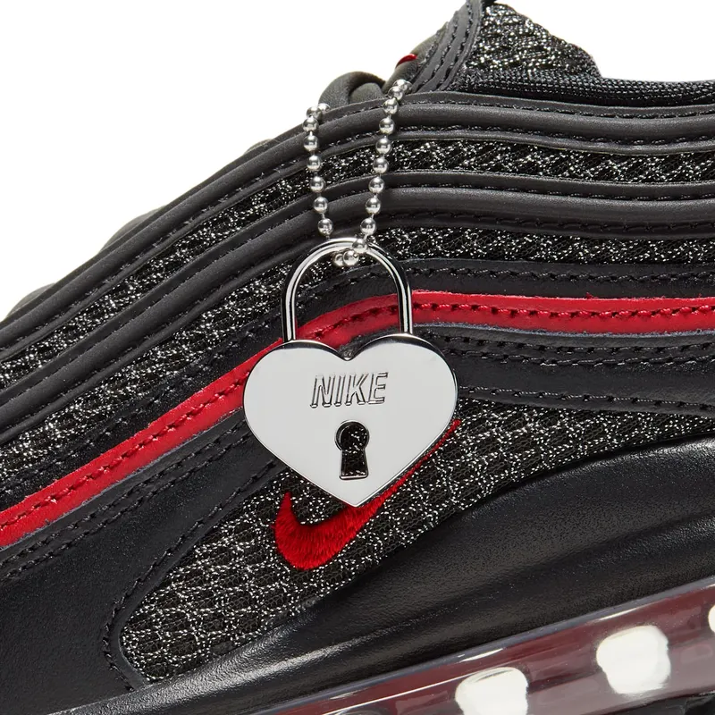 Nike Air Max 97 Valentines Day 2020 (W) Black/Metallic Silver-University Red (CU9990-001)