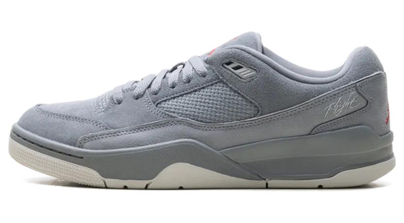 Jordan Flight Court “Cool Grey/Red” (HF3255-007)