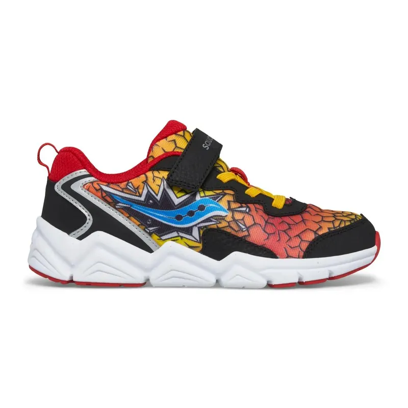 Saucony Flash A/C 3.0 PS “Black / Red / Yellow” (SK267804)