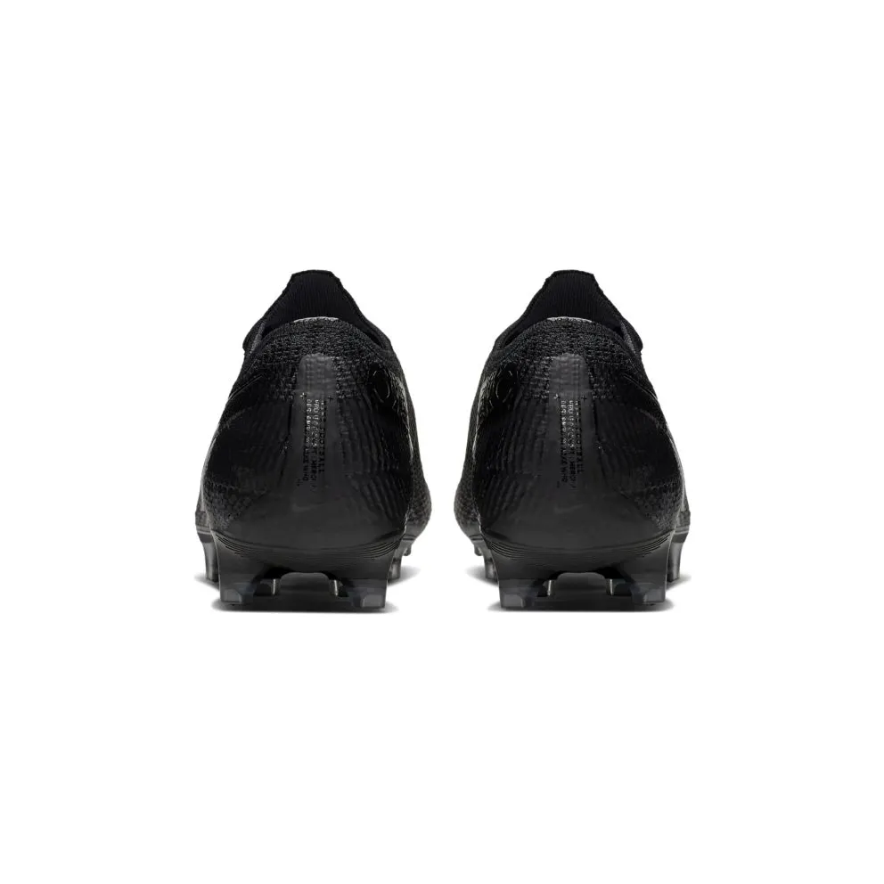 Nike Mercurial Vapor 13 Elite FG Black Black/Black-Matte Silver-Metallic Cool Grey (AQ4176-001)