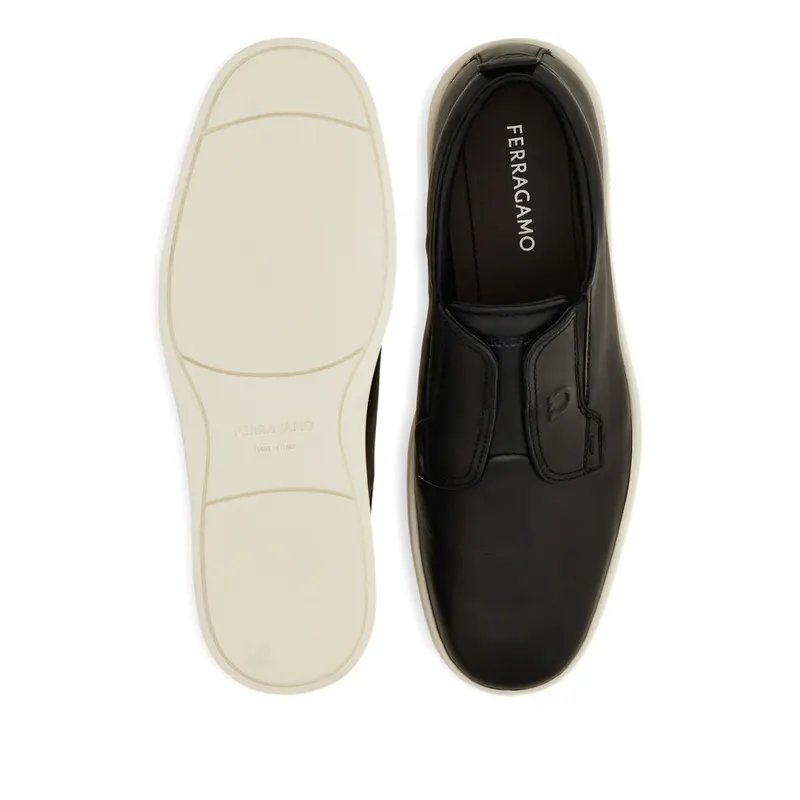 Ferragamo Derby Slip-on “Black” (02A000 0786862 M NERBI)