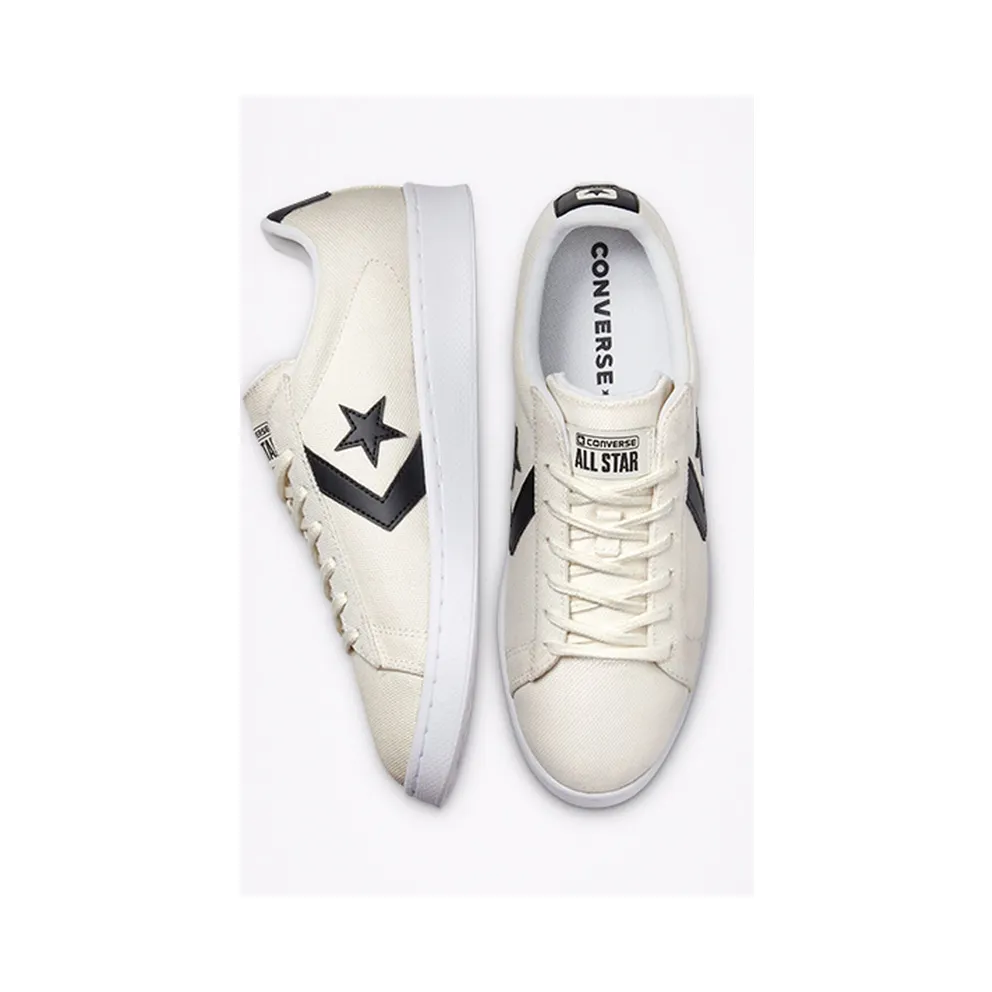 Converse Court Daze Pro Leather Low Top Egret/Black/White (170752C)