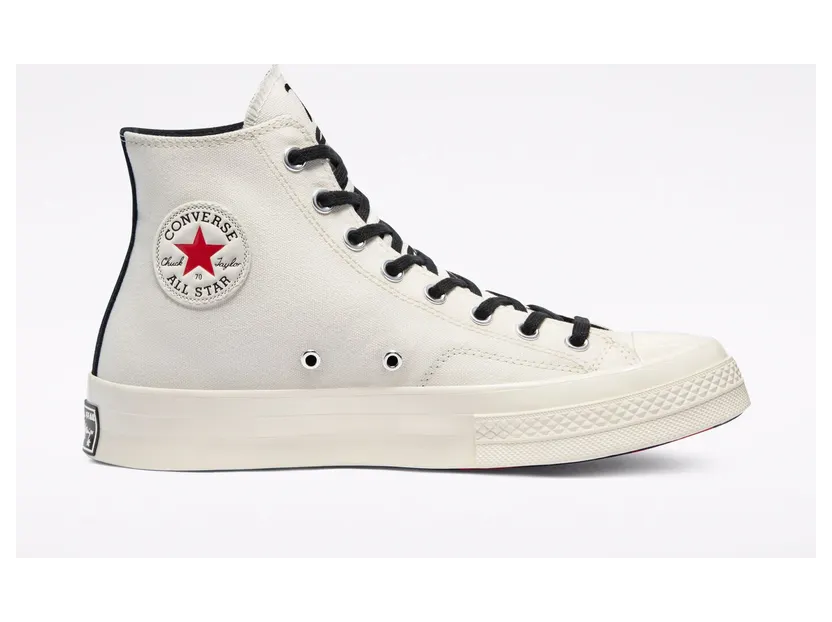 Converse Converse x Keith Haring Chuck 70 High Top Egret/zwart/rood (171858C)