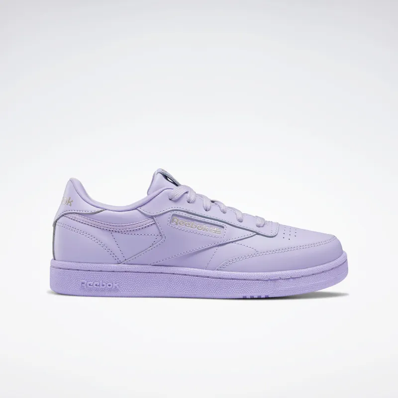 Reebok Cardi Coated Club C Schoenen Crisp Purple / Crisp Purple / Quartz Met