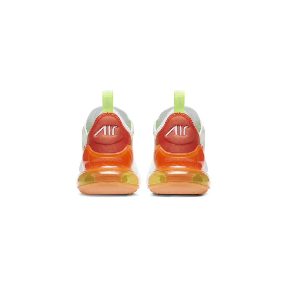 Nike Air Max 270 White Gradient White/Lime-Orange (CN7077-181)
