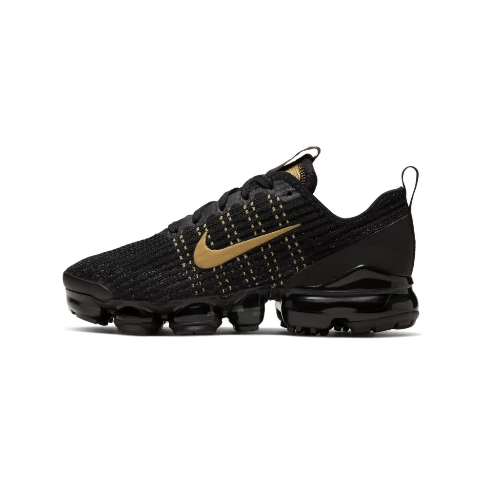 Nike Air VaporMax Flyknit 3 Black Metallic Gold (GS) Black/Metallic Gold (BQ5238-004)