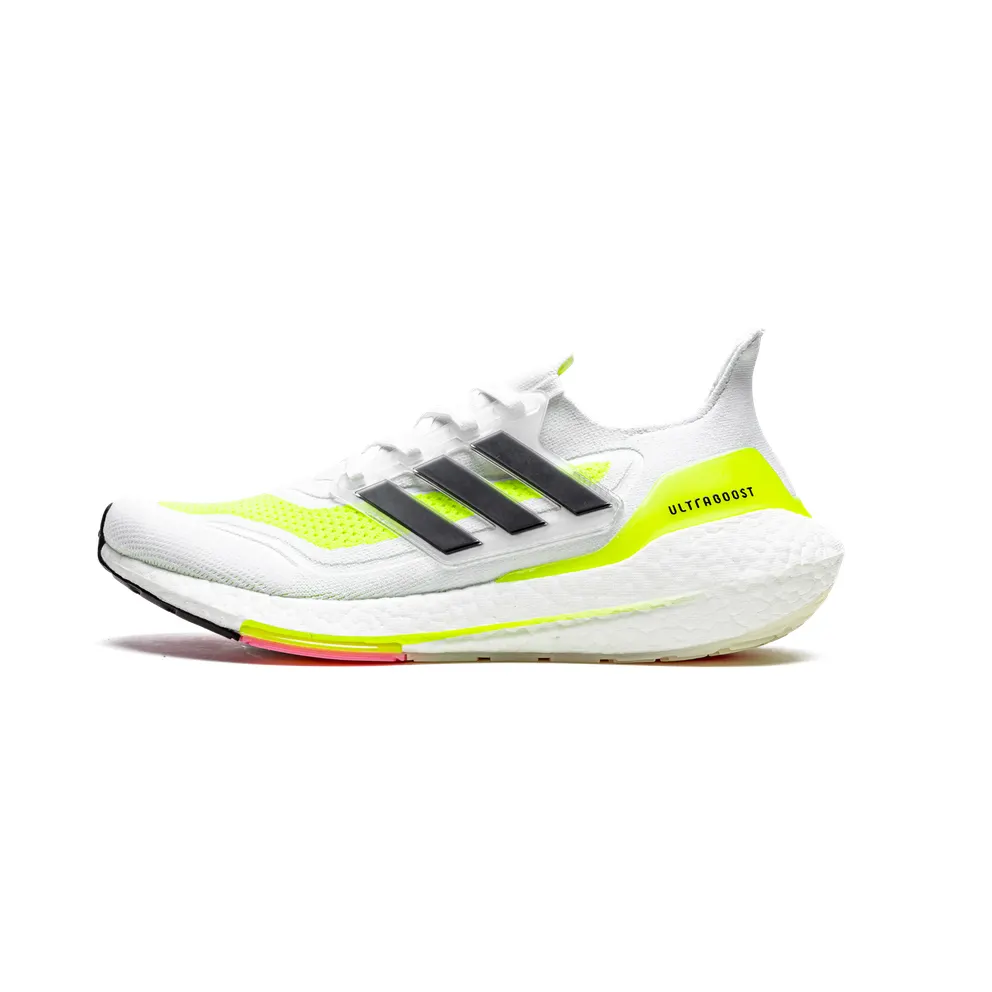 Adidas UltraBoost 21 ‘White Solar Yellow’ Cloud White/Core Black/Solar Yellow (FY0377)