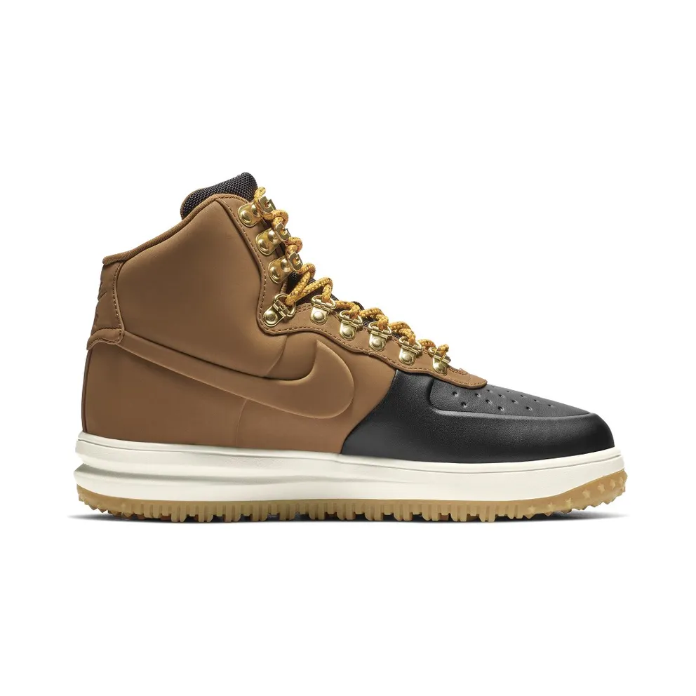 Nike Lunar Force 1 Duckboot 18 Tan Black Black/Phantom-Gum Light Brown-Light British Tan (BQ7930-001)