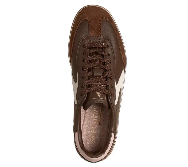 Skechers Hotshot – Living Luxe Sneaker Brown/Pink