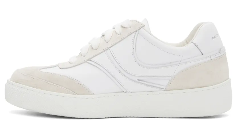 Dries Van Noten White & Beige Leather Sneakers (WS221-276-119) (3)