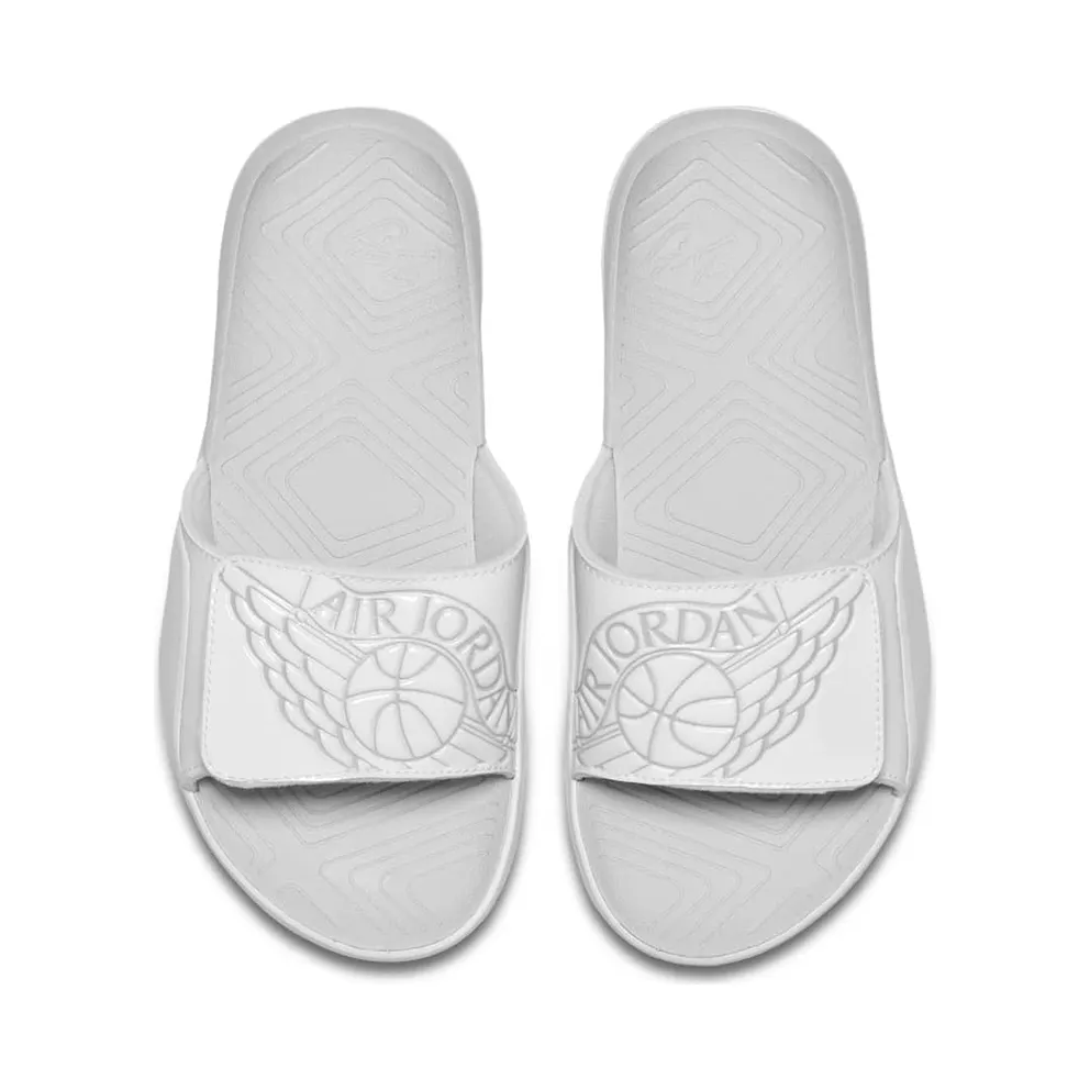 Jordan Hydro 7 Slides White Platinum (GS) White/Pure Platinum/Pure Platinum (AA2516-100)