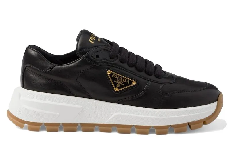 Prada PRAX 01 Leather Sneakers Black Gum (1E804M_038_F0632_F_B045)