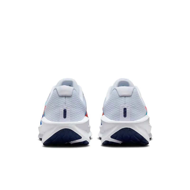 Nike Downshifter 13 Football Grey Deep Night Blue Lightning Bright Crimson (FD6454-012)
