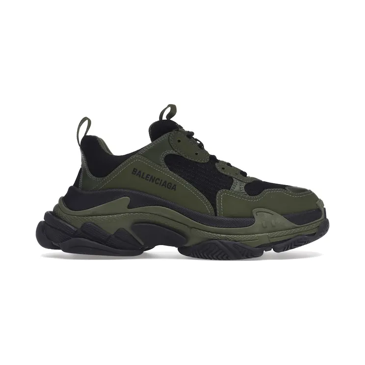 Balenciaga Triple S Dark Green Black (536737W2CA11033)