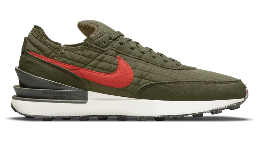 Nike Waffel One Premium Medium Olive / Team Orange / Sequoia / Black (DC8890-200)
