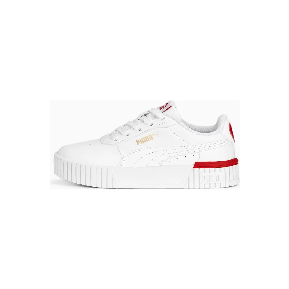 Puma Carina 2.0 Red Thread PS “White / Red” (389747-01)