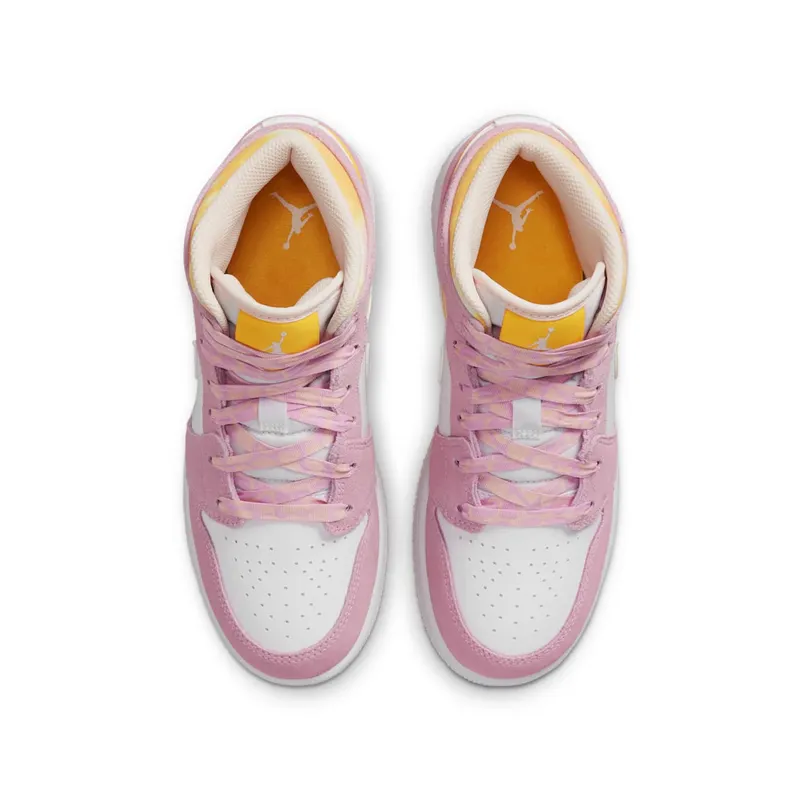 Jordan 1 Mid SE Arctic Pink (GS) (DC9517-600)