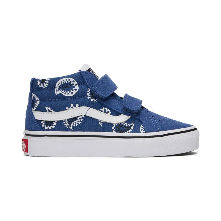 Vans Kids Navy SK8-Mid Reissue V Little Kids Sneakers (VN0A38HHNVY)