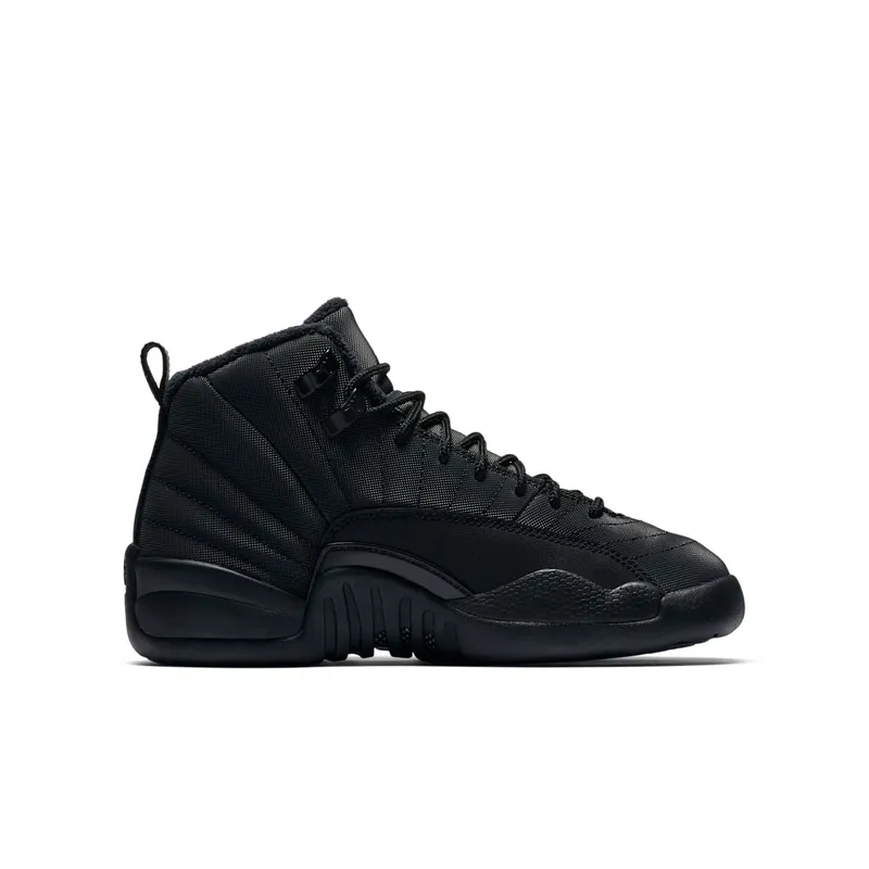 Jordan 12 Retro Winter Black (GS) Black/Black-Anthracite (BQ6852-001)