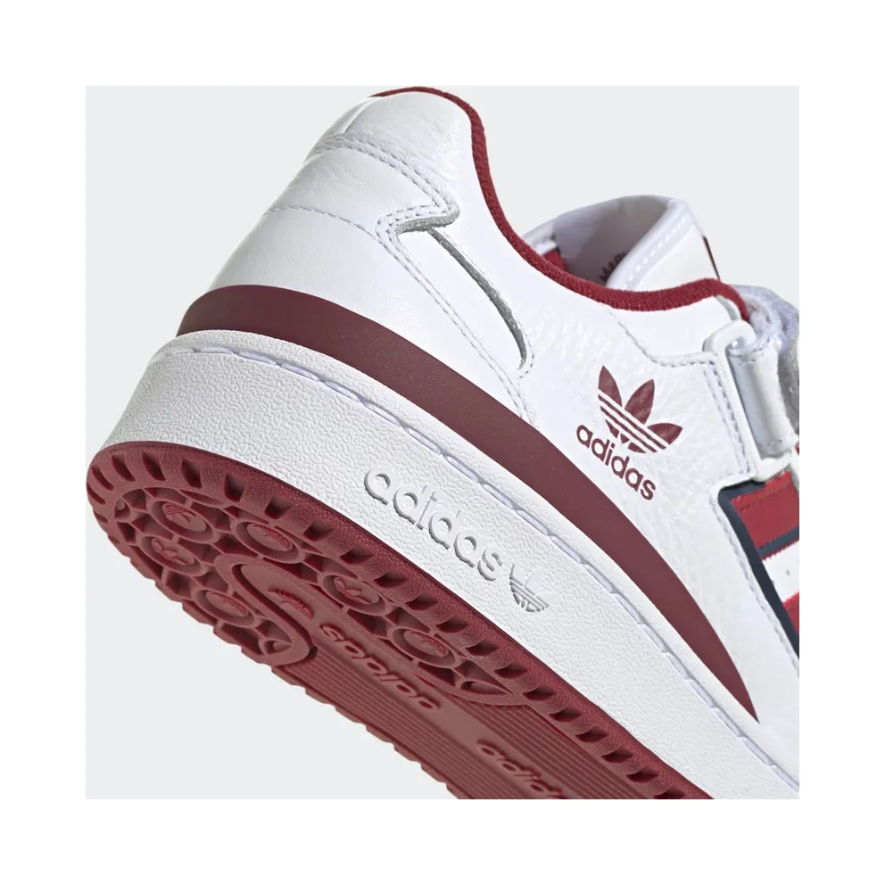 Adidas Forum Low Cloud White / Collegiate Burgundy / Collegiate Navy (GV6735)