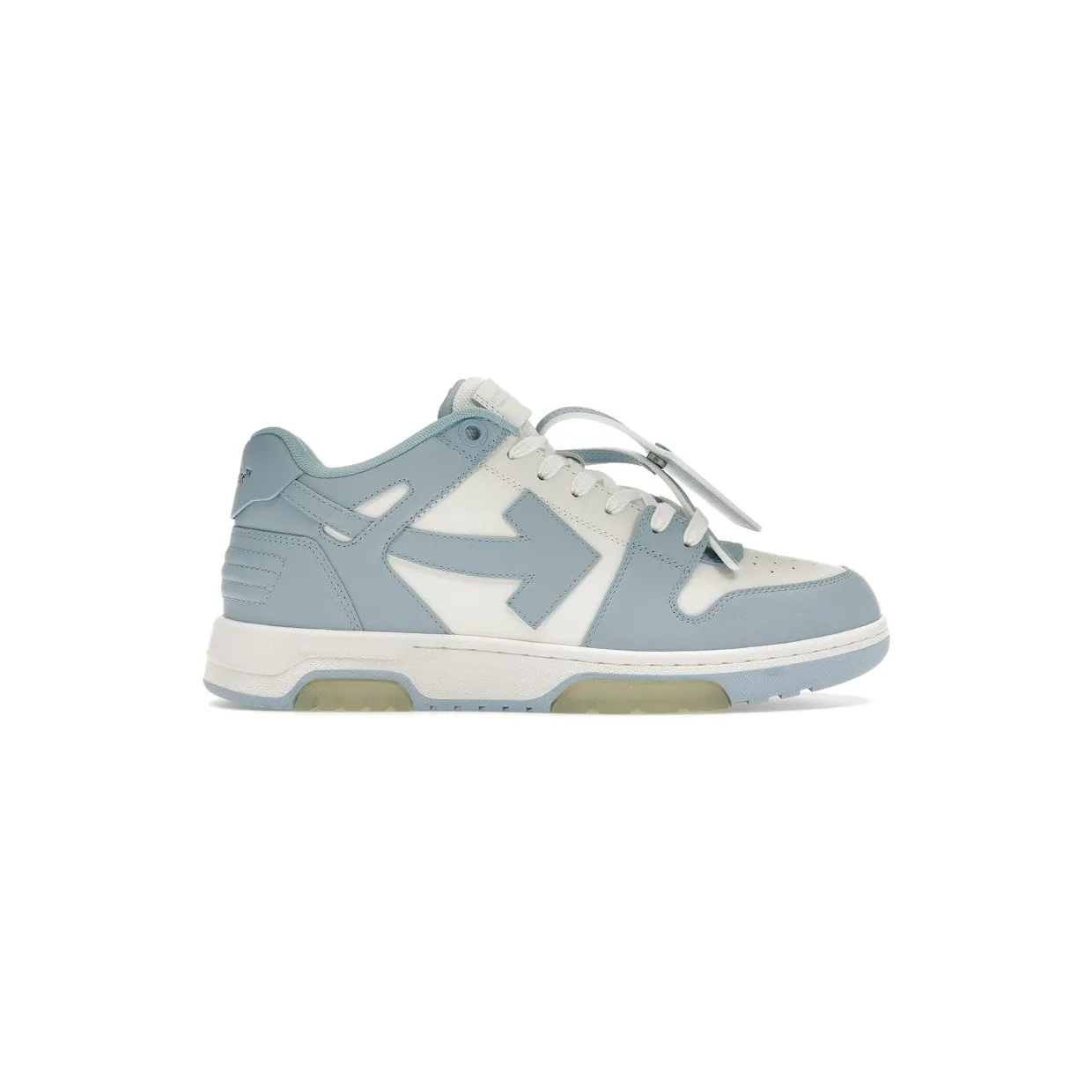Off-White Out Of Office Calf Leather White Baby Blue (OMIA189C99-LEA007-0140)