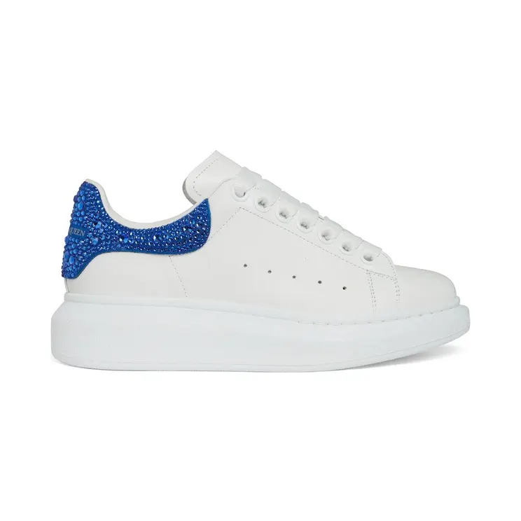 Alexander McQueen Oversized White Ultramarine Crystal (718243WIE999407)