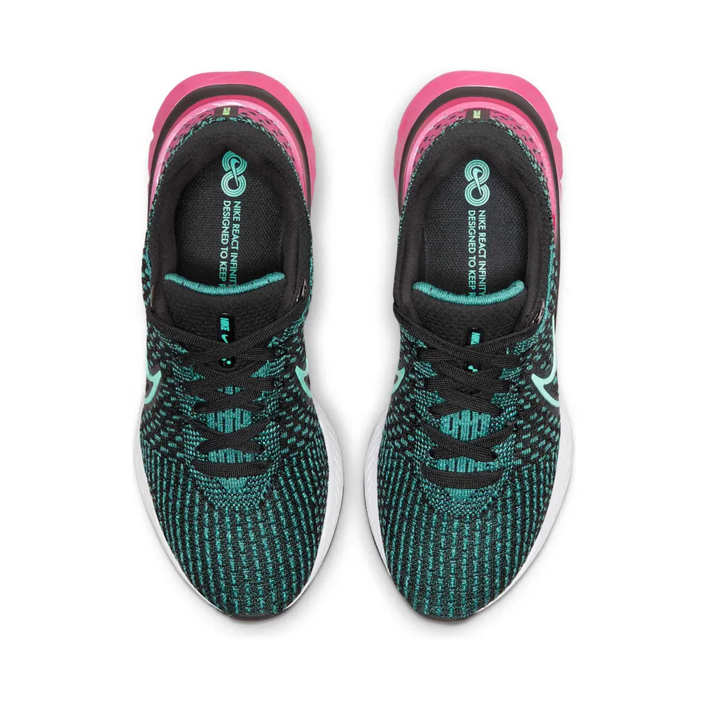 Nike React Infinity Run Flyknit 3 Road Running Black (DD3024-003)