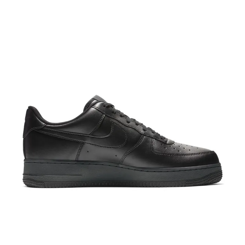 Nike Air Force 1 Flyleather Black Black/Black-Black (BV1391-001)