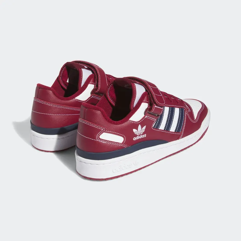 adidas Forum Low Team Collegiate Burgundy Cloud White Collegiate Navy (H03811)