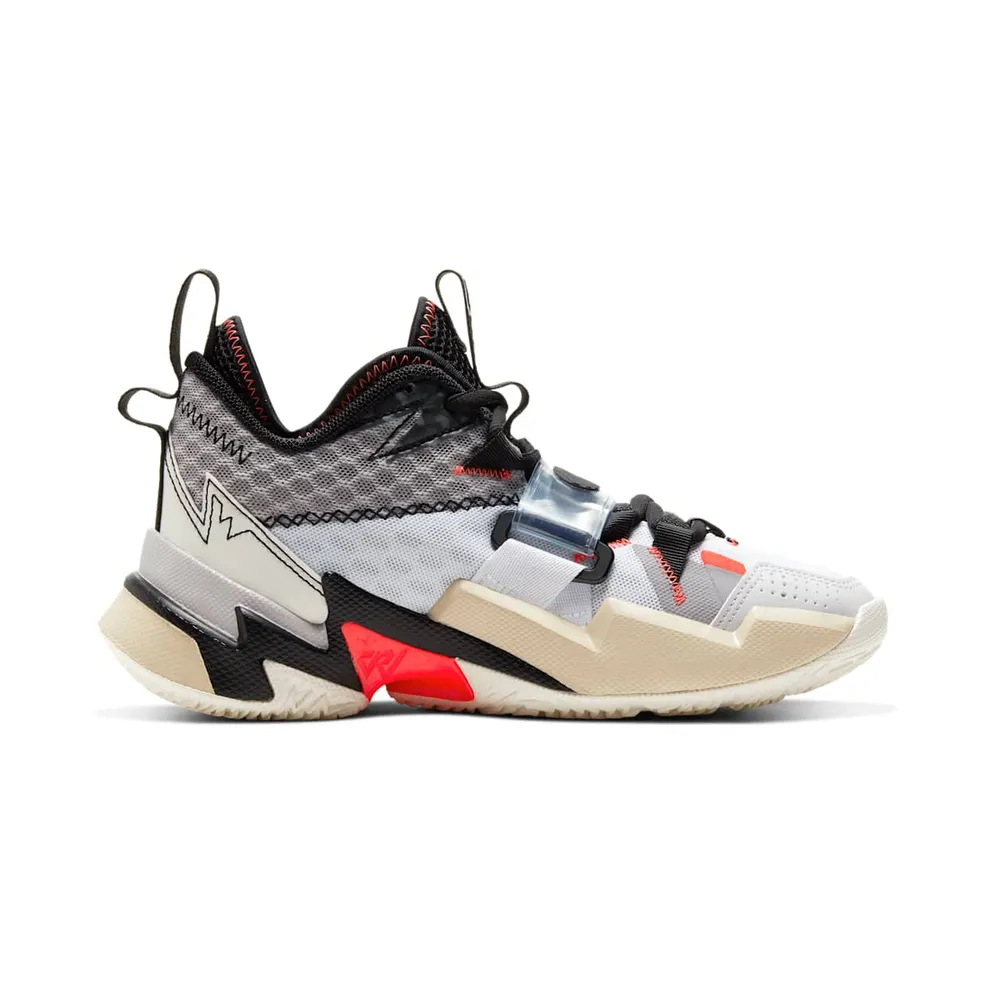 Jordan Why Not Zer0.3 White Bright Crimson Black (GS) White/Bright Crimson-Black (CD5804-101)