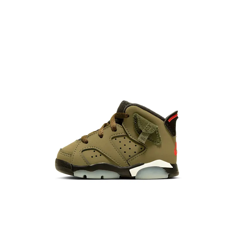 Air Jordan x Travis Scott Cactus Jack Nike AJ VI 6 ‘Medium Olive’ (TD) (2019) (CQ3567-200)