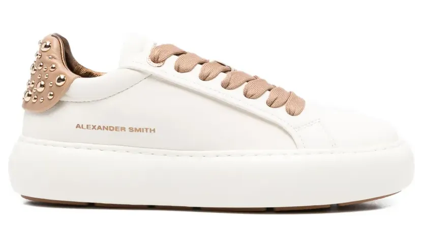 Alexander Smith Soho leren sneakers – Beige (SOW3560TWT)