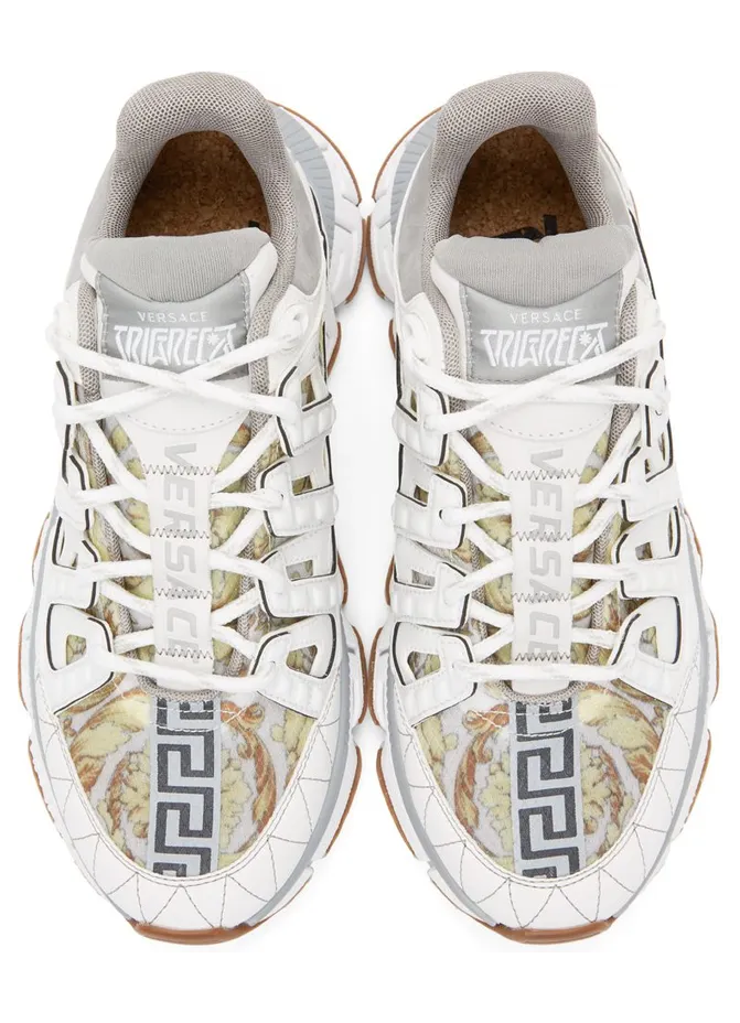 Versace Grey & White Trigreca Sneakers (DSU8094 D16TCG) (5)