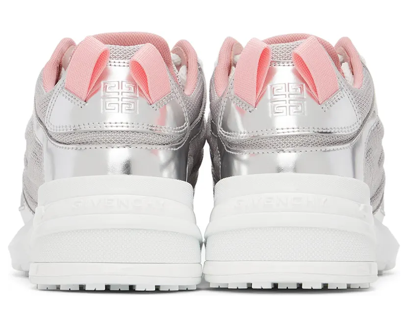 Givenchy Silver GIV 1 Light Runner Sneakers (BE001ZE19D070) (4)
