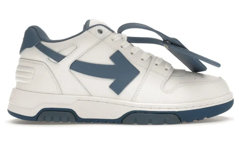OFF-WHITE Out Of Office OOO Low White Navy Blue (OMIA189S22LEA0010146)