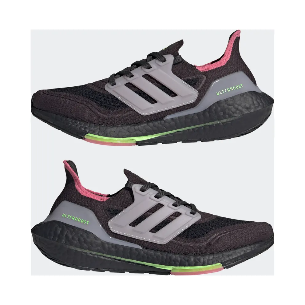 adidas Ultraboost 21 Grey Five / Carbon / Ice Purple (S23846)