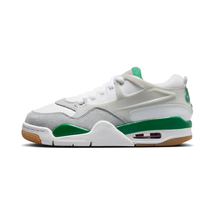 Jordan 4 RM “White / Neutral Grey / Wolf Grey / Pine Green” (FQ7938-103)