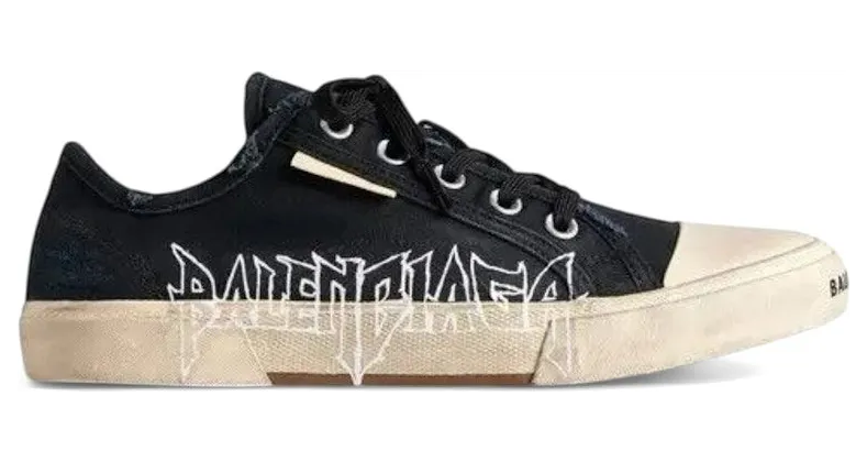 Balenciaga Paris Low Top Black White LNY Print (688754 W3RCY 1090)