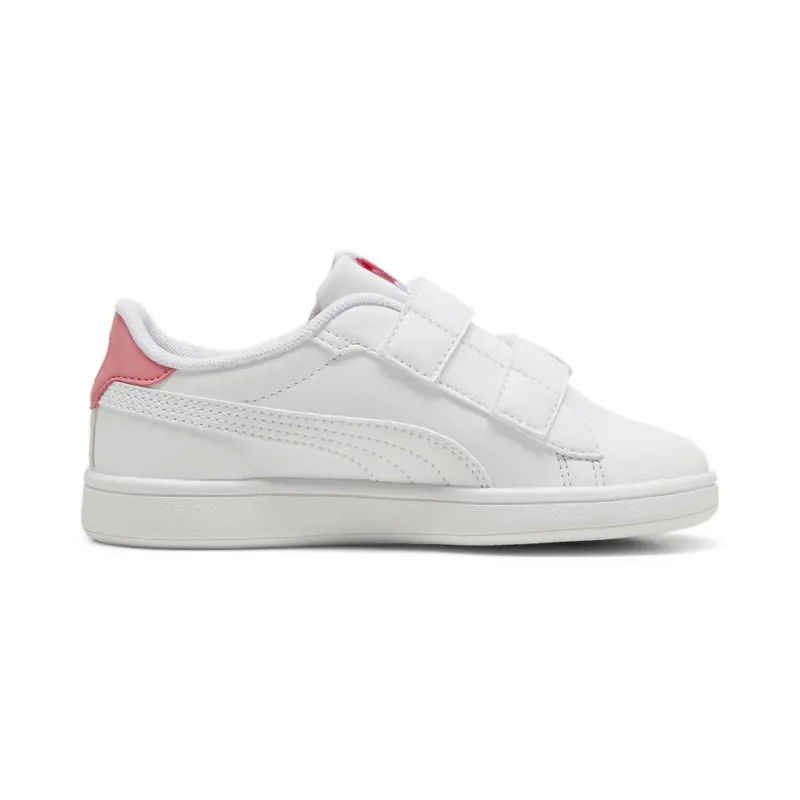 Puma Smash 3.0 Badges “Puma White / Passionfruit” (397286_01)