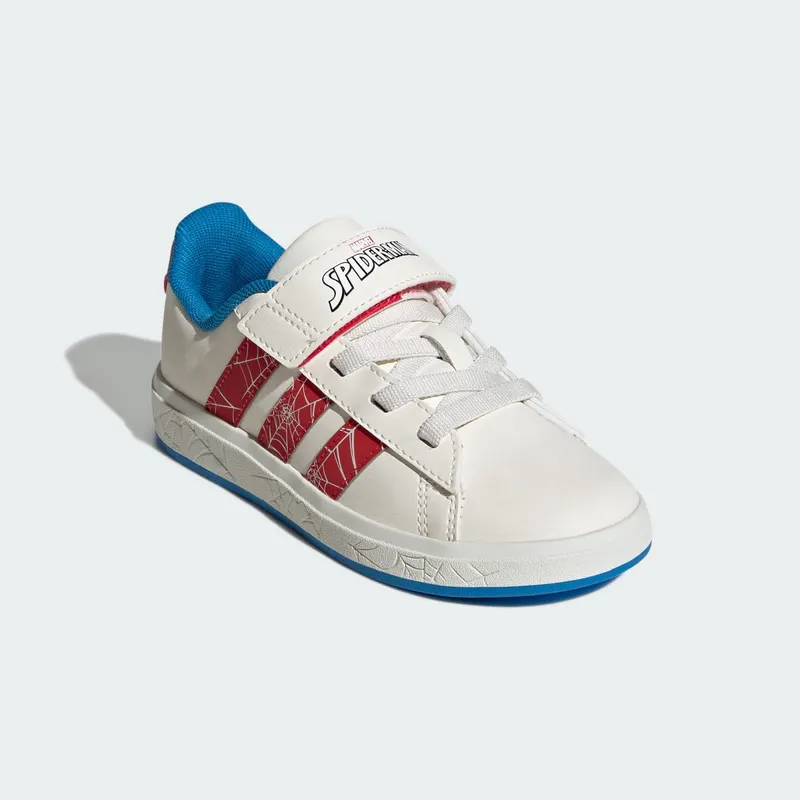 Adidas adidas Marvel Spider-Man Grand Court Kids Cloud White / Pure Ruby / Bright Blue (JS0778)