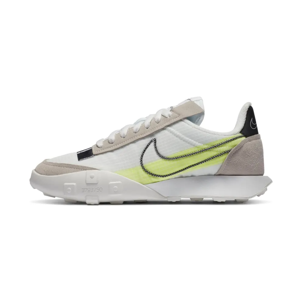 Nike Waffle Racer 2X Summit White (W) Summit White/Volt/Chrome (DC4467-100)